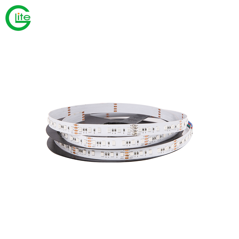 Flexible 24V 120leds/m RGB 2835 LED Strips GL-FB2835RGB120M08W24 with Ce/rohs certificate