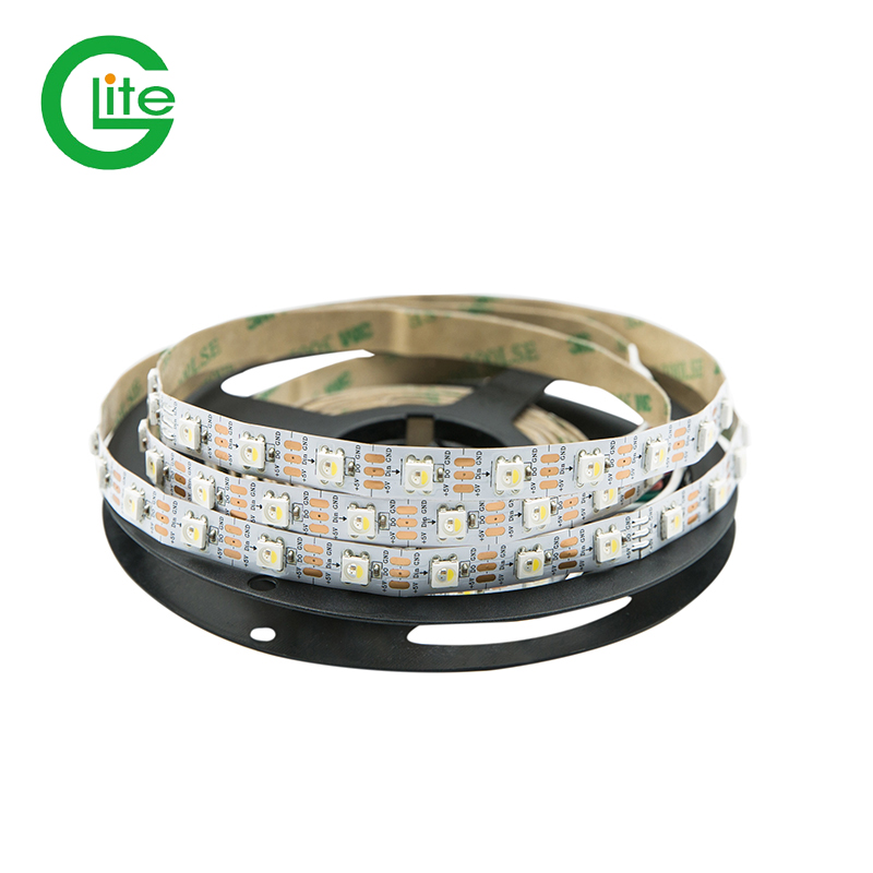 Dải đèn LED 5V 72 led/m RGBW SK6812 kỹ thuật số GL-FBSK6812RGBW72M10W5