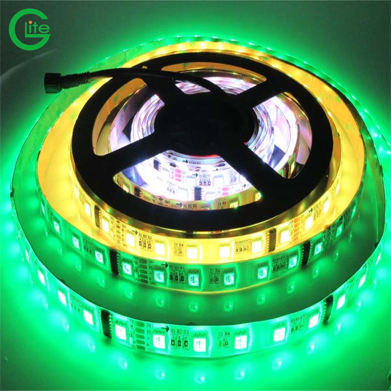 Dải đèn LED 24V 72led/m RGB kỹ thuật số DMX512 GL-FBDMX512RGB72M10W24